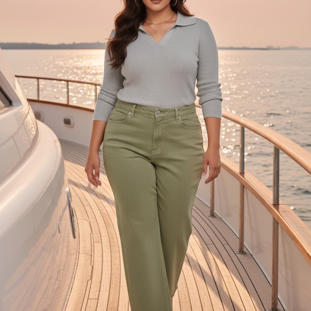 Denim & Co. Easy Stretch Straight Leg Raw Hem Crop Pants